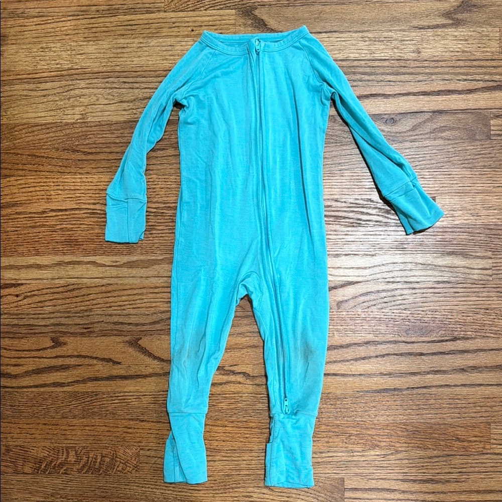 Little Sleepies Glacier Turquoise Zippy 6-12 months
